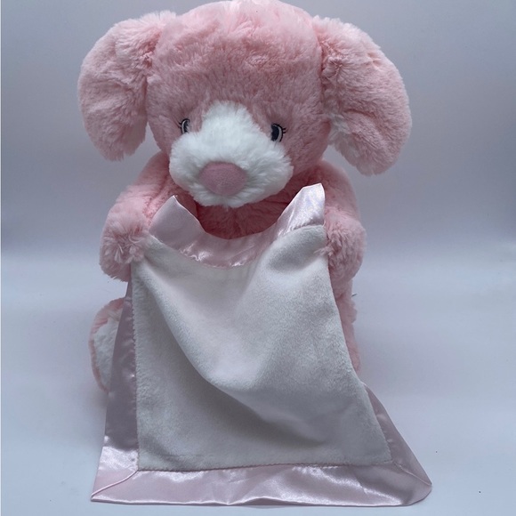 Gund Other - Gund, Peek-A-Boo Puppy Hello Baby Talks And Play Peek-A-Poo Pink 11”Hight